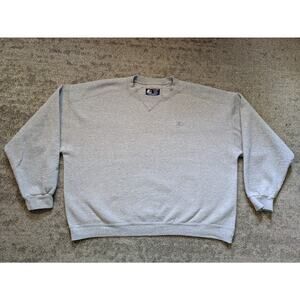 Vintage Starter Pro80 Heavyweight Crew Neck Sweatshirt Gray Men's XL Oversized